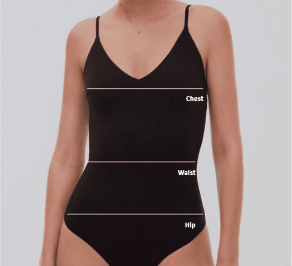 Swimming costume sizes
